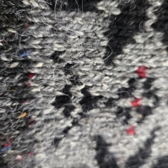 Croft & Barrow Fair Isle Nordic Snowflakes Cardigan Sweater Vintage Medium - Picture 5 of 9